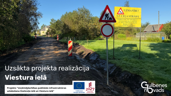 Attēls: Uzsākta projekta realizācija Viestura ielā
