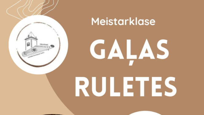 Afiša: Meistarklase "Gaļas ruletes"