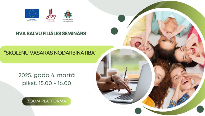 Attēls: seminārs par Skolēnu vasaras nodarbinātību