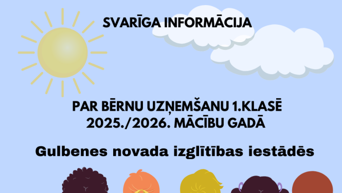 Uzņemšana 1.klasē