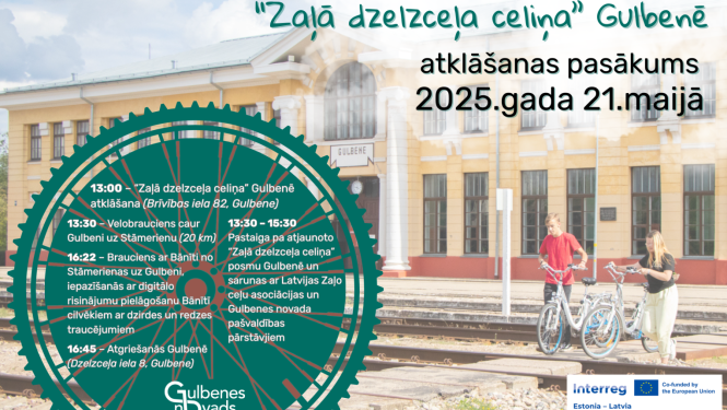 Afiša: Zaļā dzelzceļa celiņa atklāšana