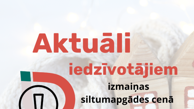 Aktuāli par siltumapgādes cenas izmaiņām
