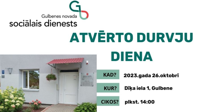 Attēls: Gulbenes novada sociālajam dienestam atvērto durvju diena