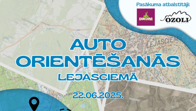 Afiša: Auto orientēšanās Lejasciemā