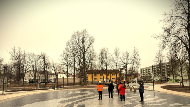 Attēls: Gulbīšu parka 1.kārtas būvdarbi pieņemti