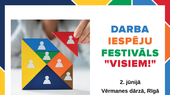 Afiša: Darba iespēju festivāls 2.jūnijā Rīgā
