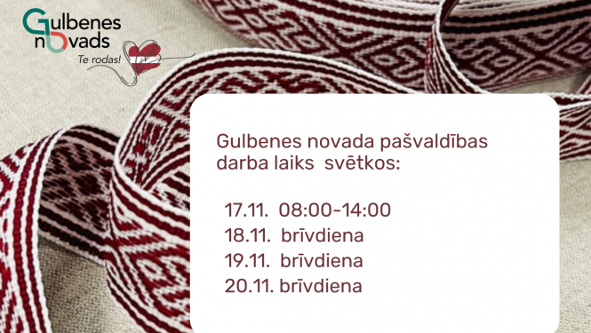 Darba laiks valsts svētkos