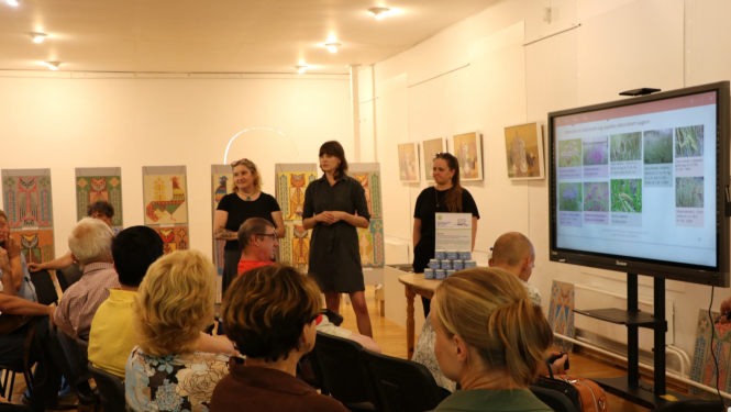 Diskusija par peldošās salas izveidi Dzirnavu dīķī Gulbenē. 