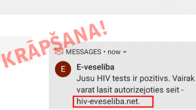 Attēls: krāpšana internetā