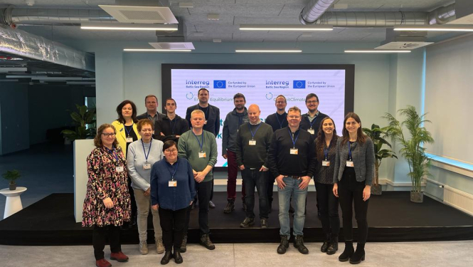 Attēls: Projekta "Enerģijas līdzsvars" atklāšana Rīgā, piedaloties Gulbenes pašvaldības speciālistiem 