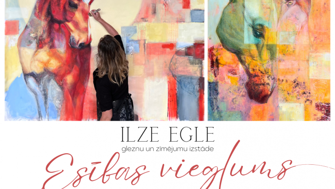 Afiša: Izstāde "Esības vieglums"