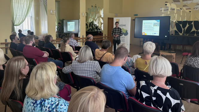 Attēls: Iedzīvotāji Gulbenē diskutē par ēku atjaunošanas  izaicinājumiem un priekšrocībām 