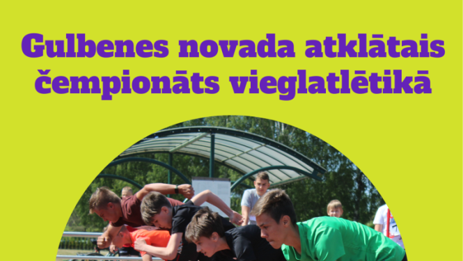 vieglatlētikas afiša