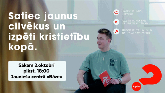 Attēls: Alfa kurss Gulbenē no 2.oktobra