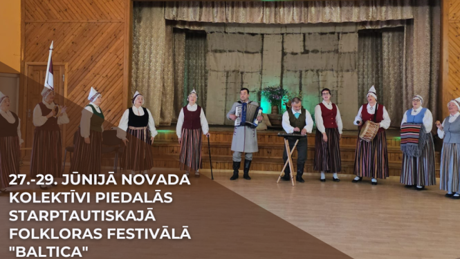 Attēls: Septiņi novada kolektīvi 27.-29. jūnijā piedalīsies starptautiskajā folkloras festivālā "Baltica"