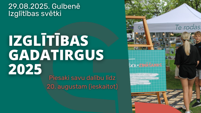 Attēls: Pieteikums "Izglītības gadatirgum 2025" 