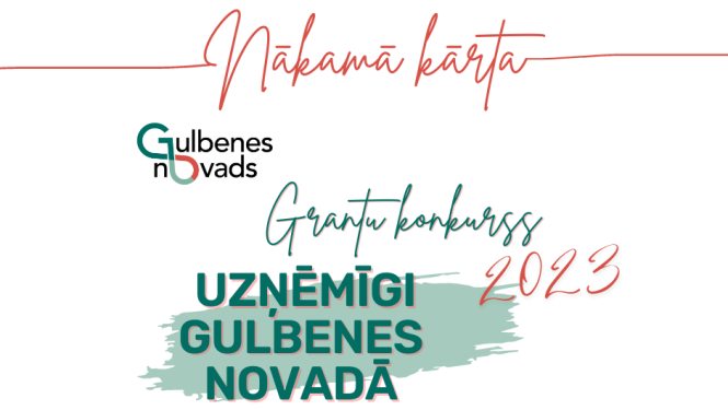 Attēls: Grantu konkurss nākamā kārta līdz 31.10.