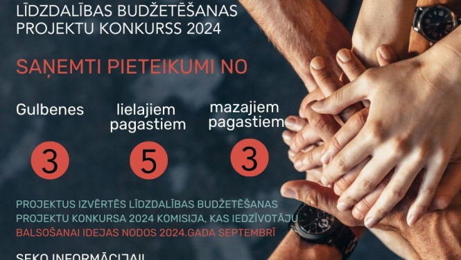 Afiša: Izvērtēti līdzdalības budžeta 2024 konkursam iesniegtie projekti 