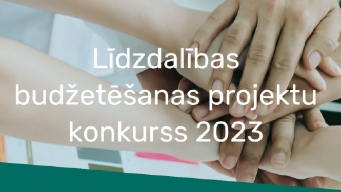 Attēls:Līdzdalības budžetēšanas projektu konkurss 2023