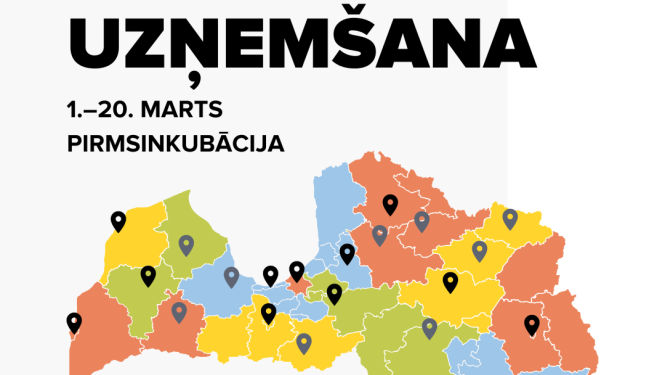 Attēls: jauno dalībnieku uzņemšana pirmsinkubācijas programmā