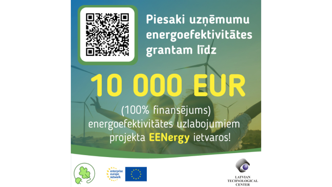 Attēls: grants energoefektivitātei uzņēmējiem