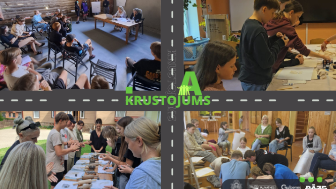 Attēls:  Projekta “Krustojums A” krustceles aktivitātes