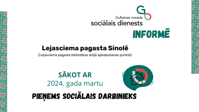 Attēls: sociālais darbinieks pieņems Sinolē