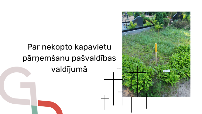 Attēls: par kapavietu apsekošanu