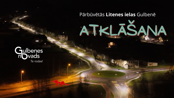 Attēls: Litenes ielas atklāšana