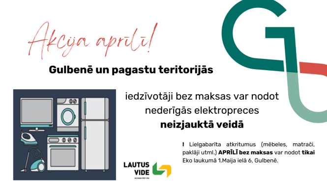 Attēls: elektropreču nodošanas akcija