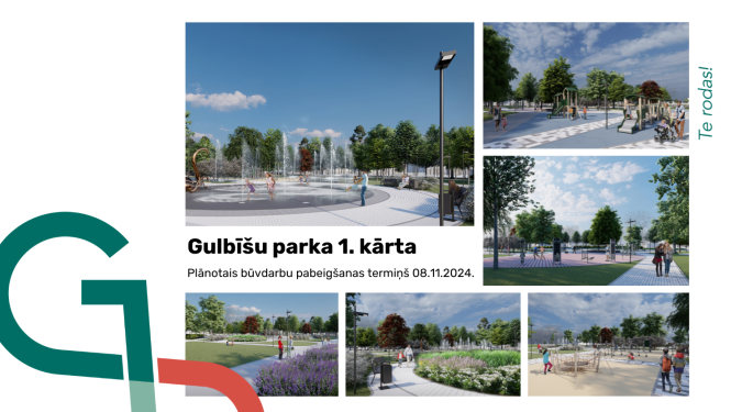 Attēls: Gulbīšu parks 1. kārta