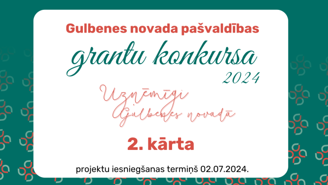 Attēls: grantu konkurss 2.kārta