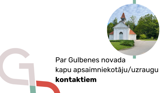 Attēls: kapu apsaimniekošana novadā