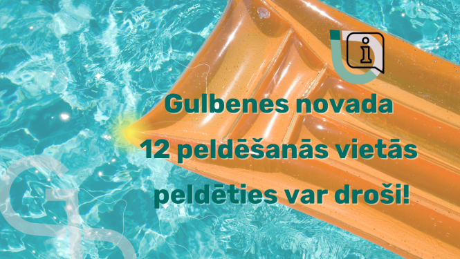 Attēls: Gulbenes novada peldēšanās vietās peldēties var droši