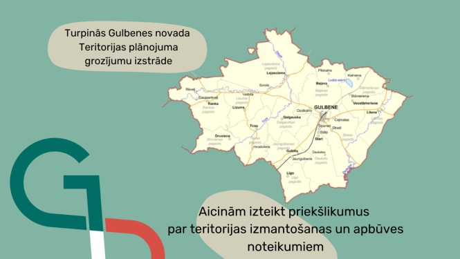 Vizuālis: par Gulbenes novada Teritorijas plānojuma grozījumu izteikšanu