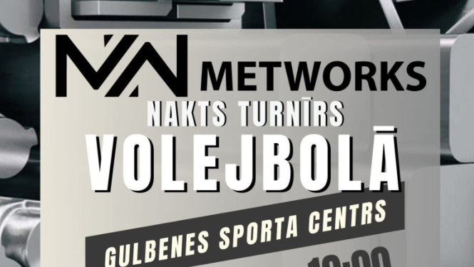 Nakts turnīrs volejbolā