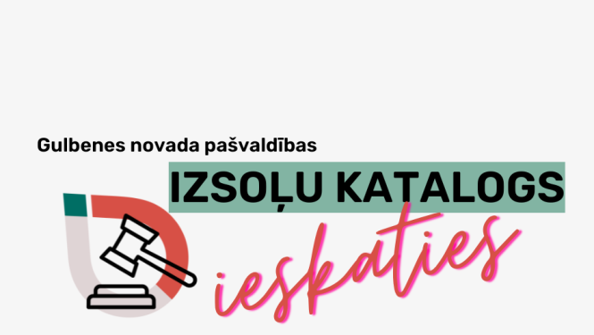 Attēls: izsoļu katalogs pašvaldībā