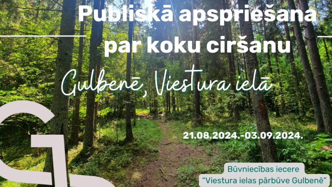 Paziņojums par publisko apspriešanu