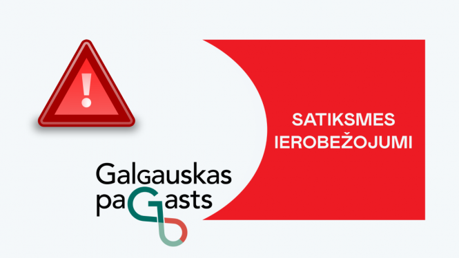 Satiksmes ierobežojumi Galgauskas pagastā