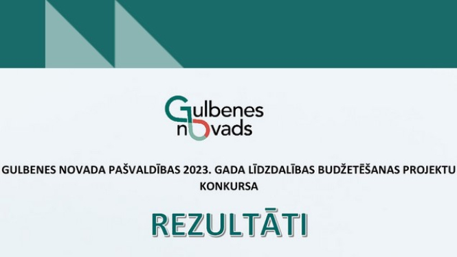 Paziņojums par līdzdalības budžeta konkursa rezultātiem