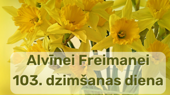 Attēls ar 103.dzimšasnas dienas gaviļnieci