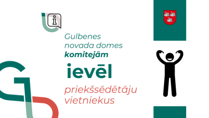 Attēls: Ievēl Gulbenes novada domes komiteju priekšsēdētāju vietniekus