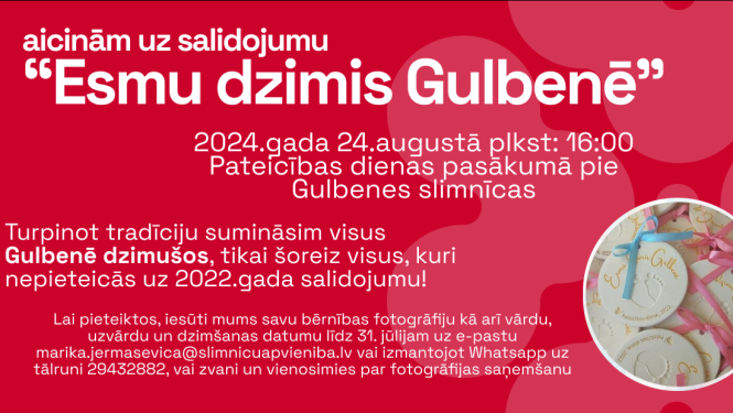 Attēls: Salidojums Esmu dzimis Gulbenē