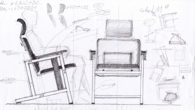 Attēls; Gulbenes muzeja krājumu papildina Maigura Samsona dizaina krēsls