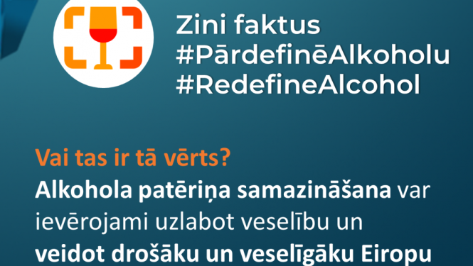 Attēls: PVO aicina Eiropas iedzīvotājus pārskatīt savas attiecības ar alkoholu