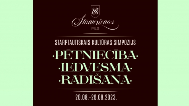 Vizuālis: kultūras simpozijs aicina uz atvērtajām meistarklasēm