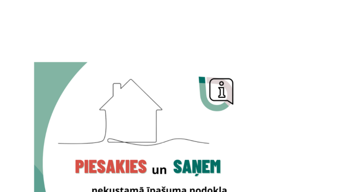 Attēls: par nekustamā īpašuma saņemšanas iespēju elektroniski