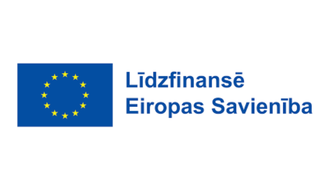 Logo Eiropas Savienība līdzfinansē