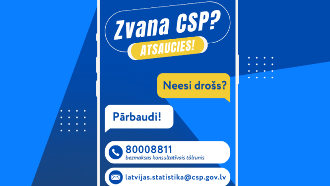 Attēls: Aicina iedzīvotājus uzticēties un atsaukties CSP intervētāju zvaniem