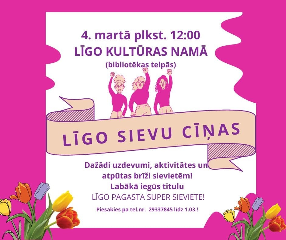 Sievu cīņas Līgo pagastā 4. martā 12:00